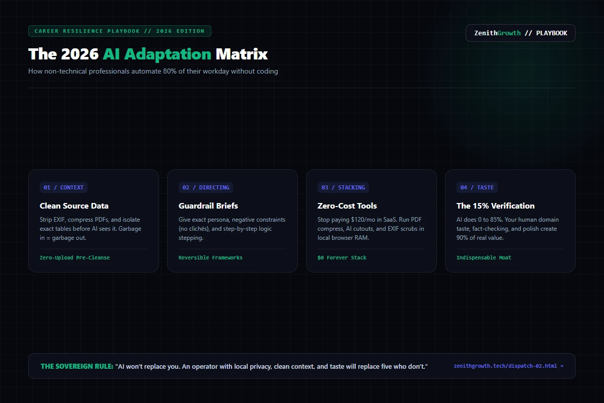 The 2026 AI Adaptation Matrix 4-Stage Continuum